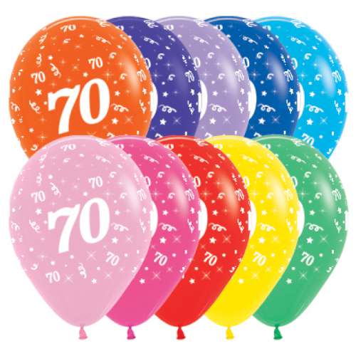 Number 70 Party Balloon